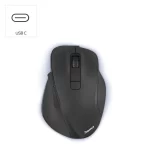 HAMA "MW-500 Recharge" optična brezžična miška s 6 gumbi, baterija, ergonomska, črna - slika 2