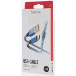 HAMA Polnilni kabel, USB-A v USB-C, 1.5m, moder - slika 2