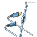 HAMA Polnilni kabel, USB-C v Lightning, 1.5m, moder