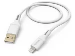 HAMA, Polnilni kabel, USB-A v Lightning, 1.5m, bel