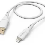 HAMA, Polnilni kabel, USB-A v Lightning, 1.5m, bel