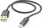 HAMA polnilni kabel, USB-A v Lightning, 1.5m, črn
