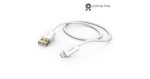 HAMA polnilni kabel, USB-A v Lightning, 1.5m, bel