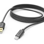 HAMA Polnilni kabel, USB-A v Lightning, 3m, črn