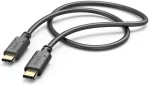 HAMA Polnilni kabel, USB-C v USB-C, 1.5m, črn