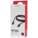 HAMA polnilni kabel, USB-C v USB-C, 3m, črn - slika 2