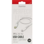 HAMA kabel USB-C v Lightning, 1.5 m, bel - slika 2