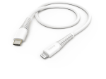 HAMA kabel USB-C v Lightning, 1.5 m, bel