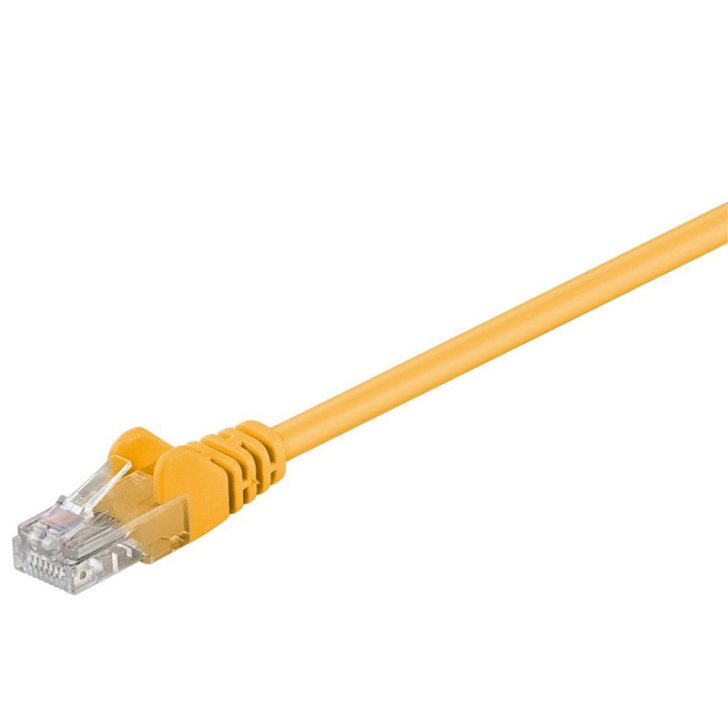 137644_2 GOOBAY U/UTP CAT 5e patch 1,5 m rumeni mrežni povezovalni kabel - slika 1