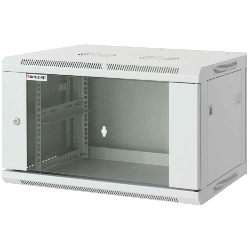 140294_3 INTELLINET 19'' 12U 600x450 siva zidna komunikacijska omara - slika 1