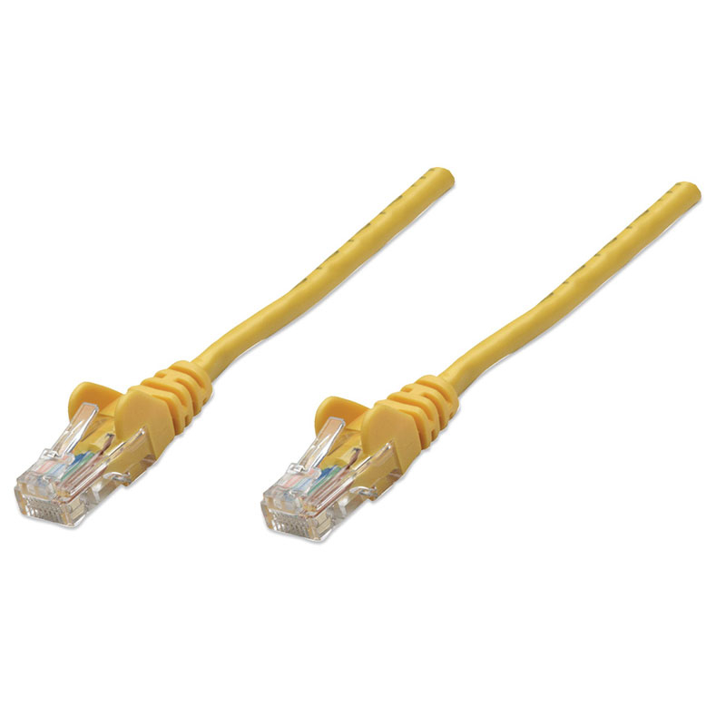 140416_6 INTELLINET CAT5e UTP 10m rumen mrežni priključni patch kabel - slika 1