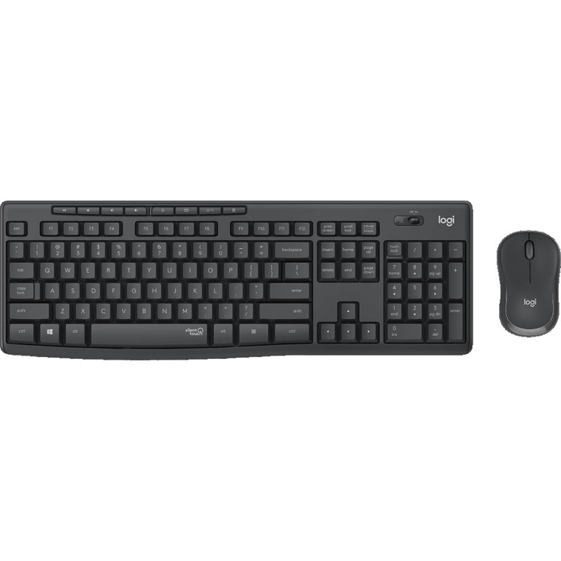 140960_5 LOGITECH MK295 Silent Wireless Combo črna slovenska tipkovnica + miška - slika 1