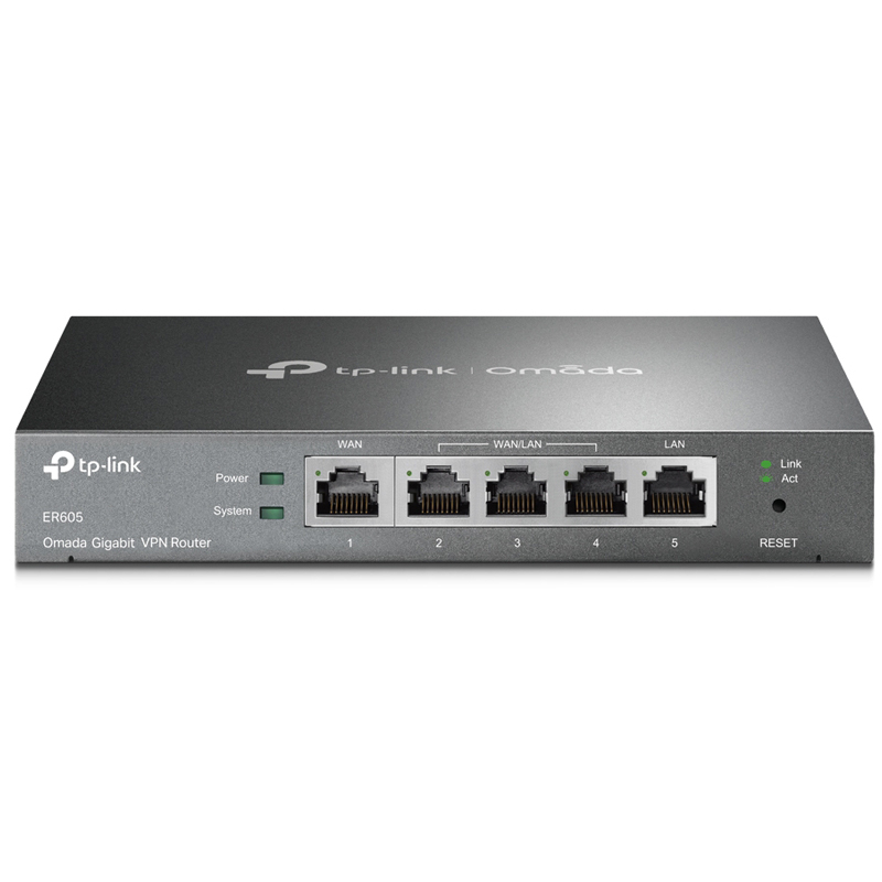 142173_5 TP-LINK Omada ER605 (TL-R605) Gigabit 4x WAN VPN usmerjevalnik-router - slika 1