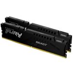 KINGSTON Fury Beast 32GB (2x16GB) 5600MT/s DDR5 CL40 XMP KF556C40BBK2-32 ram pomnilnik
