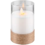 GOOBAY LED 7.5x10/12.5/15cm set 3 bela namizna sveča - slika 4