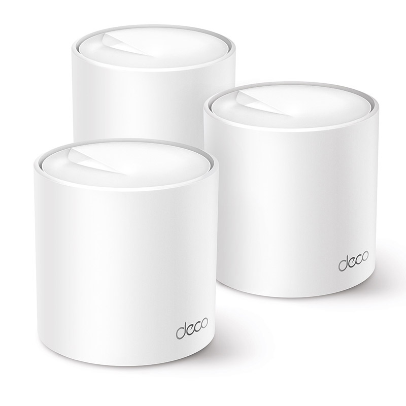 144358 TP-LINK Deco X50 AX3000 WiFi 6 Mesh 3-pack usmerjevalnik - slika 1