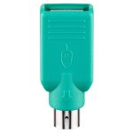 GOOBAY USB-A (Ž) na Mini-DIN 6 PS/2 (M) miška/tipkovnica zelen adapter