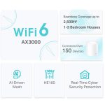 TP-LINK Deco X50 AX3000 WiFi 6 Mesh 1-pack usmerjevalnik / dostopna točka-AP - slika 3