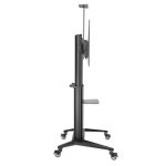 MANHATTAN 70" do 120" 140KG monitor 10 - 5° nagib 90° rotacijski večnamenski voziček nosilec stojalo - slika 3