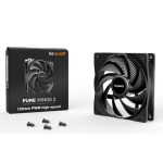 BE QUIET! Pure Wings 3 High-speed (BL106) 120mm 4-pin PWM črn ventilator - slika 3