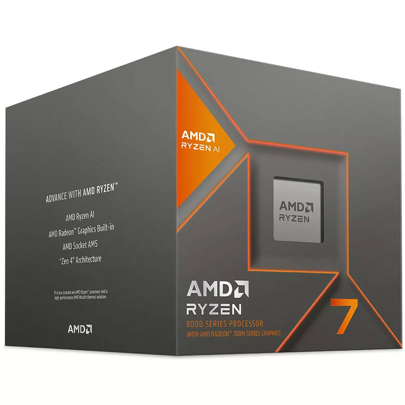 145682 AMD Ryzen 7 8700G 4,2/5,1GHz 45-65W AM5 Wraith Spire hladilnik BOX procesor - slika 1