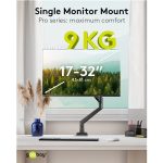 GOOBAY monitor 17"- 32" 9kg plinska vzmet namizni nosilec - slika 4
