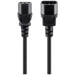 GOOBAY C13/C14 250V(AC) 3m črn podaljševalni napajalni kabel