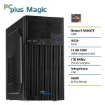 PCPLUS Magic Ryzen 5 5600GT 16GB 1TB SSD namizni računalnik