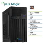 PCPLUS Magic Ryzen 7 5700G 16GB 1TB SSD namizni računalnik