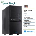 PCPLUS Magic Ryzen 7 8700G 16GB 1TB SSD Windows 11 Pro namizni računalnik