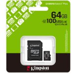 KINGSTON Canvas Select Plus microSD 64GB Class 10 UHS-I U1 V10 A1 SD adapter SDCS3/64GB spominska kartica - slika 3