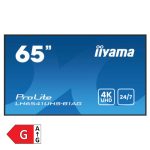 IIYAMA ProLite LH6541UHS-B1AG 64,5" (164cm) 4K UHD VA 24/7 Android zvočniki informacijski zaslon