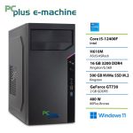 PCPLUS e-machine i5 12400F 16GB DDR4 500GB SSD GT730 Windows 11 namizni računalnik