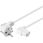 GOOBAY CEE 7/7 90° / IEC C13 90° 250V(AC) 3m bel kotni napajalni kabel - slika 2
