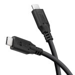 GOOBAY USB-C na USB-C USB40 2m 100W  40Gbit/s črn napajalni kabel - slika 3