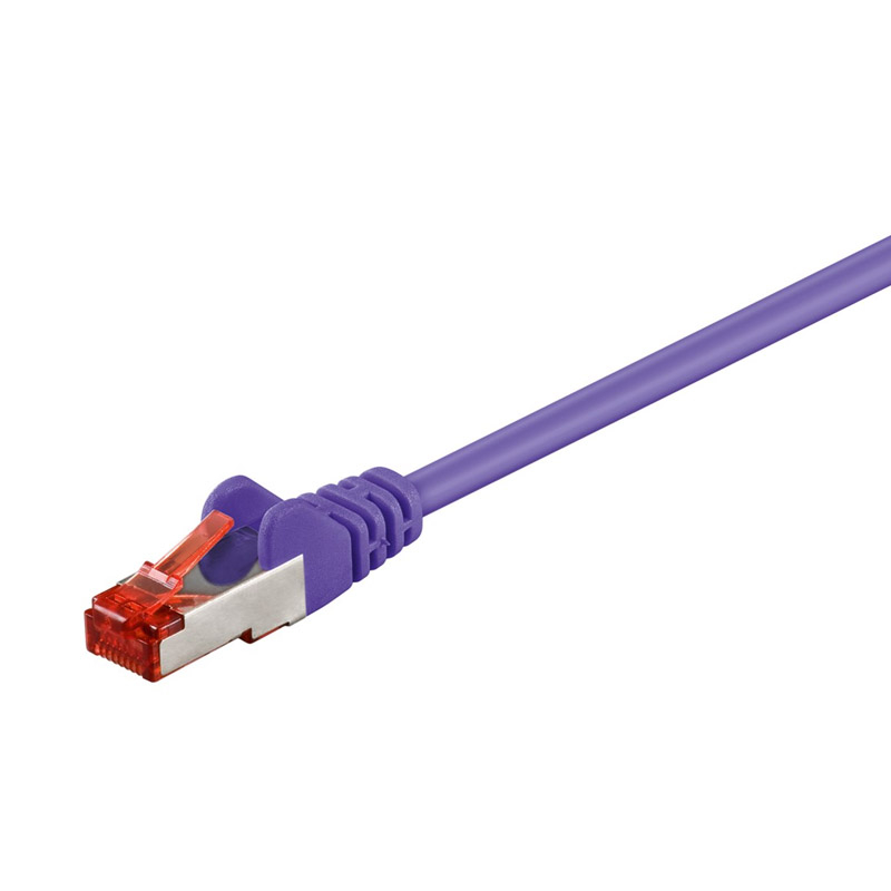 149245 GOOBAY S/FTP (PiMF) CAT 6 patch 1,5m vijoličen mrežni povezovalni kabel - slika 1