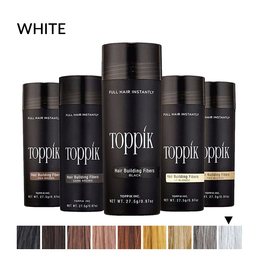 white Toppik lasna vlakna, White / Bela (veliki 27.5 g, do 50 nanosov) - slika 1