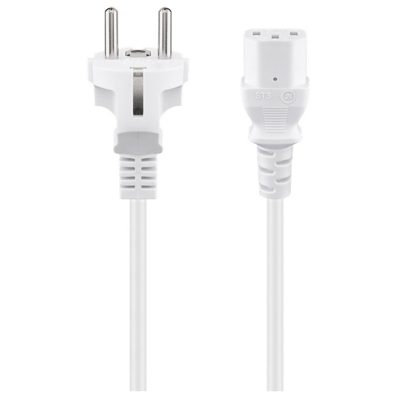 149322 GOOBAY IEC 250V(AC) 2m bel napajalni kabel - slika 1