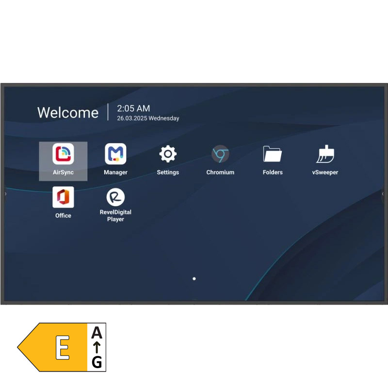 149549 VIEWSONIC CDE6514-2C 65" (165,1cm) 4K TFT HDMI/WiFi ProAV 24/7 AND14 zvočniki brezžični informacijski monitor - slika 1