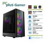PCPLUS Gamer Ryzen 7 5700X 16GB 1TB SSD RTX 5060 TI 8GB Windows 11 Home gaming namizni računalnik